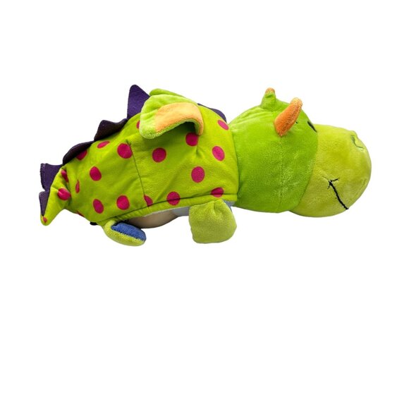 Flip A Zoo 2 in 1 Dragon Unicorn Plush Stuffed Animal Persephone Imogen Green Wh - Picture 7 of 16